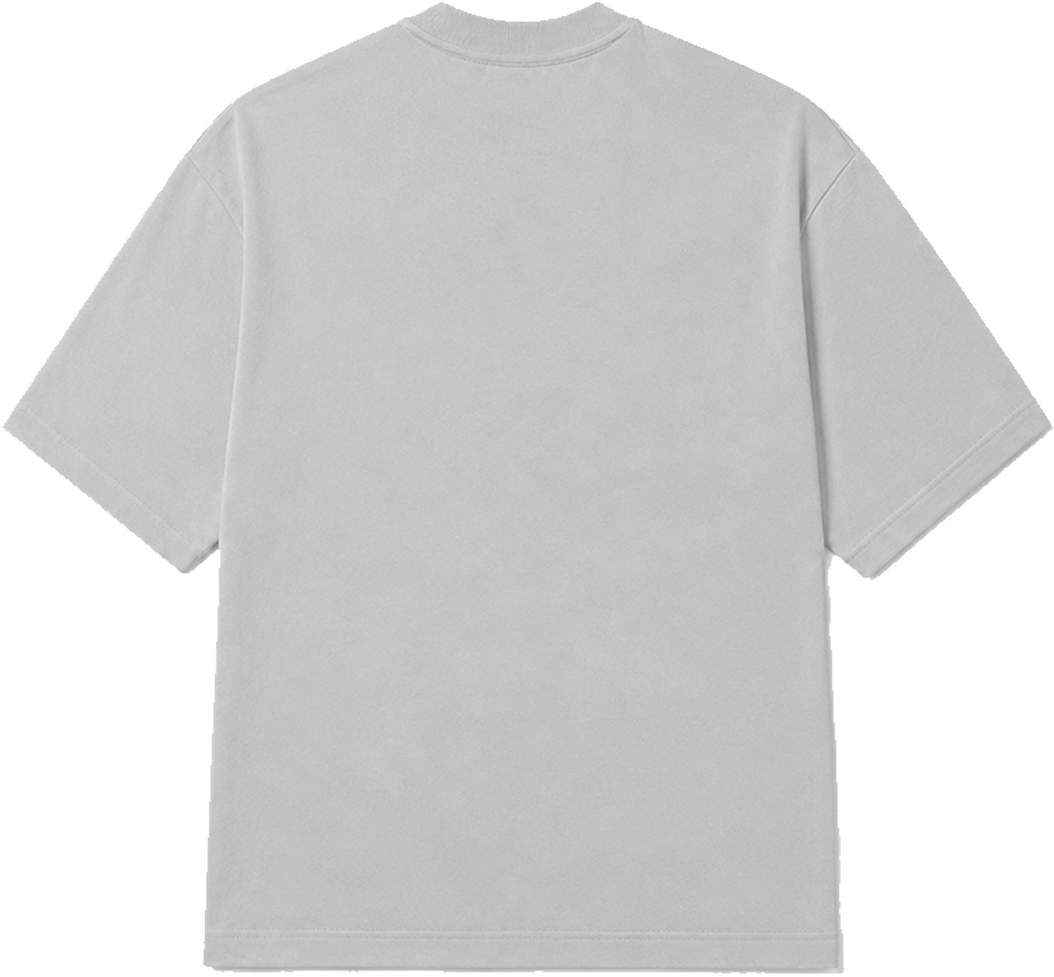 Chunky Tee 300gsm Light Grey